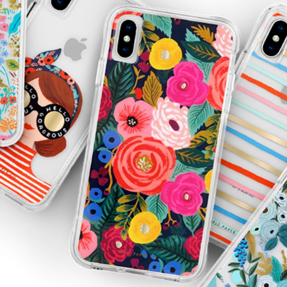 Rifle Paper Company iPhone XS Max Juliet Rose Floral 10 Foot Drop Protection